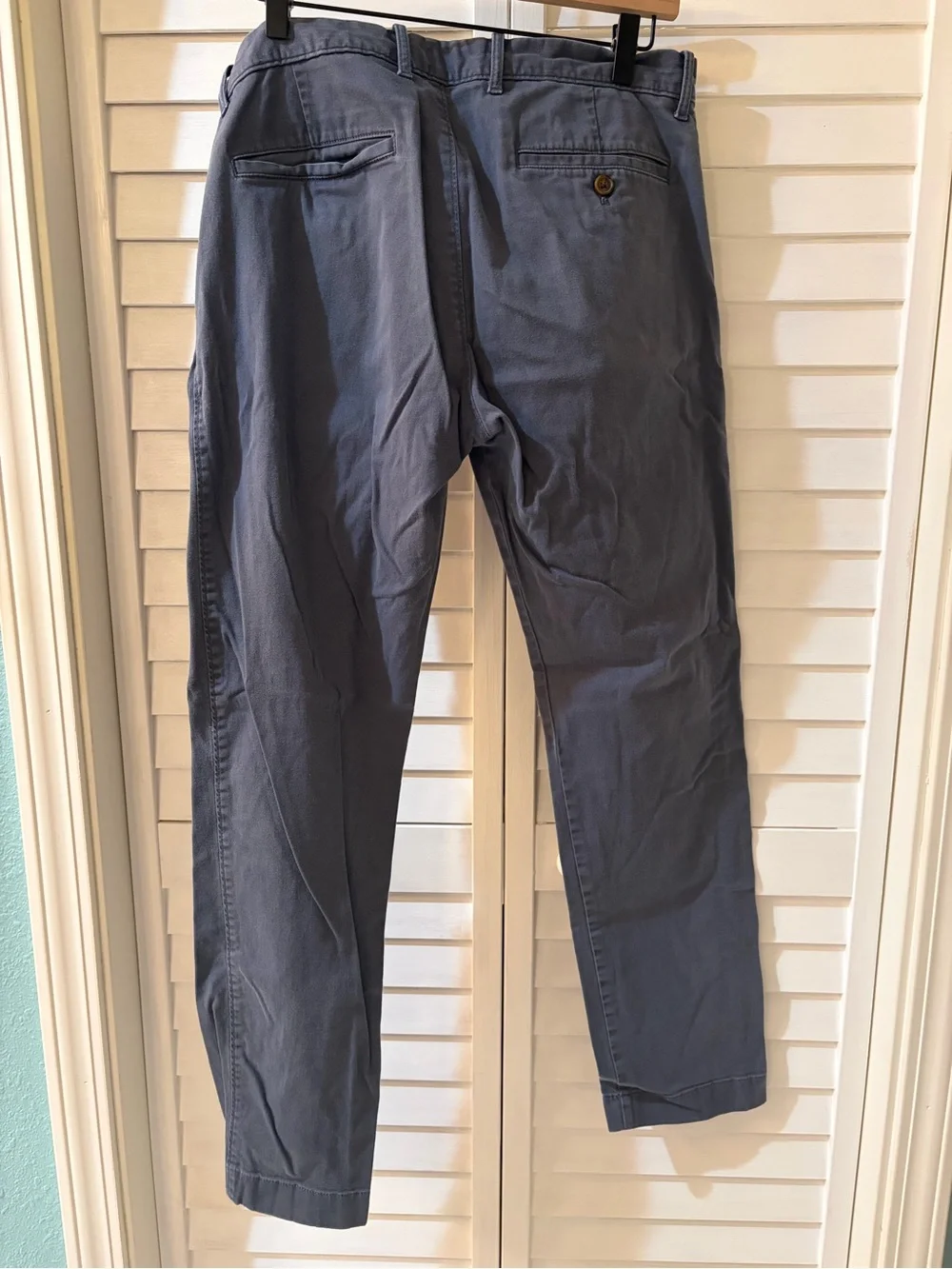 J. Crew Slate Blue Cotton Chinos